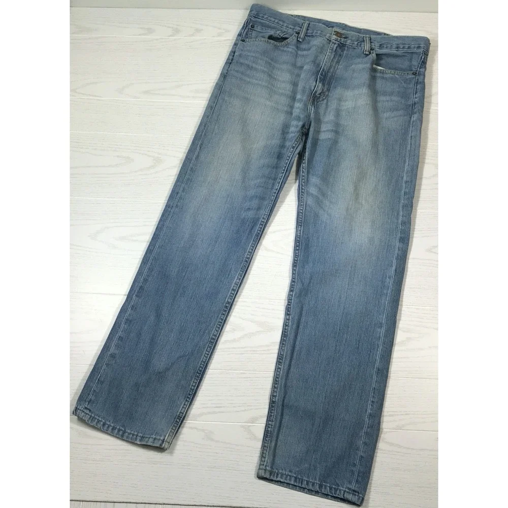2 Pair of Levi's 505 Jeans Men 38x32 Blue Cotton Mid Rise Work School American